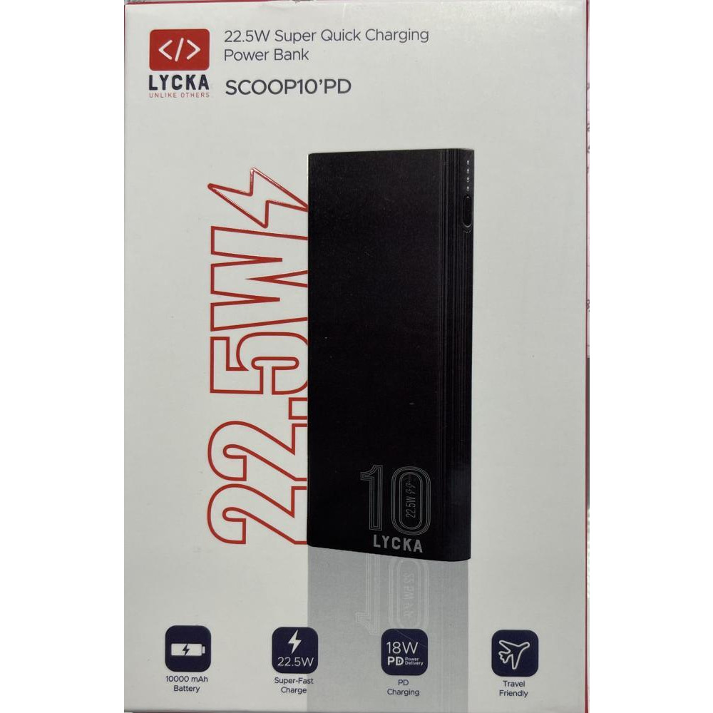 PD Scoop10000 mAh 22.5WSuper Quick ChargingPower Bank - 1
