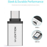 LENTION / Cable adapter, USB C to USB 3.0 Adapter, Type-C male to type A female - 6 miniature