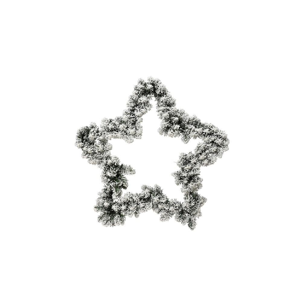 Kaemingk Decoris 60cm Snowy Wreath - 1