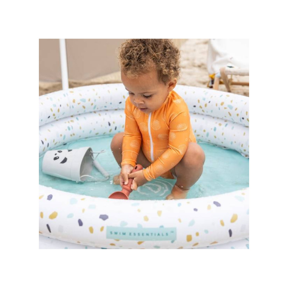 أساسيات السباحة، حمام سباحة للأطفال، قابل للنفخ، 100 سم، 3+، أخضر نعناعي - 5