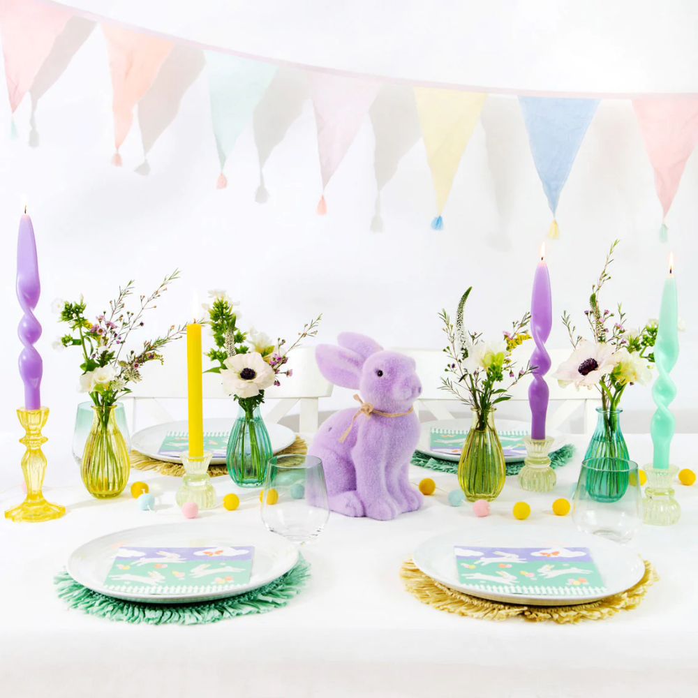 Talking Tables Spring Bunny Lilac Grass Bunny Decoration 25Cm - 2