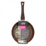 Fissman Deep Frying Pan Mosses Stone Professional Non Stick Coating TouchStone Brown 20x5.5cm - 1 miniature