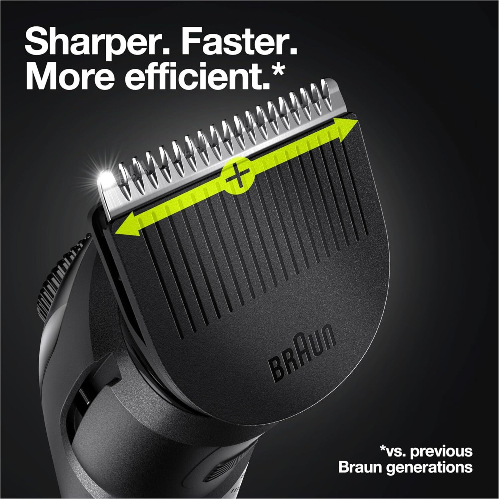 Braun Bt3040 Beard Trimmer For Men With 2 Combs And Free Gillette Fusion Proglide Razor - 7