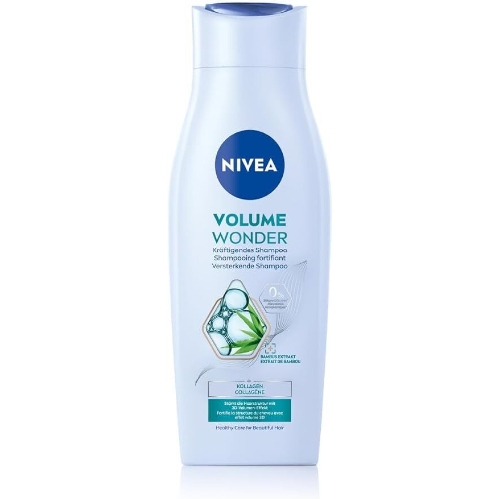 NIVEA, ШАМПУНЬ, Объем и БАЛАНС ph, Экстракт бамбука, 400 мл - 1