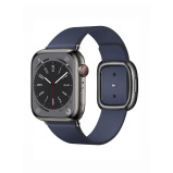 Perfii Leather Replacement Band For Apple Watch 49/45/44/42mm Series Ultra/8/7/6/5/4/SE - 2 miniature