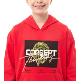 Boys' Hoodie Orange 9-10 YRS - 5 miniature