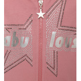 Girl's 2-Piece Set, Long Sleeves Fullzipper Hoodie & Jogger (7-8 yrs), Pink - 7 miniature