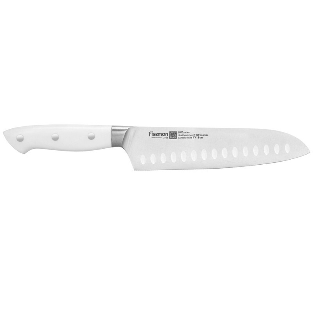 Fissman 7'' Santoku Knife LINZ (steel X50Cr15MoV) - 5