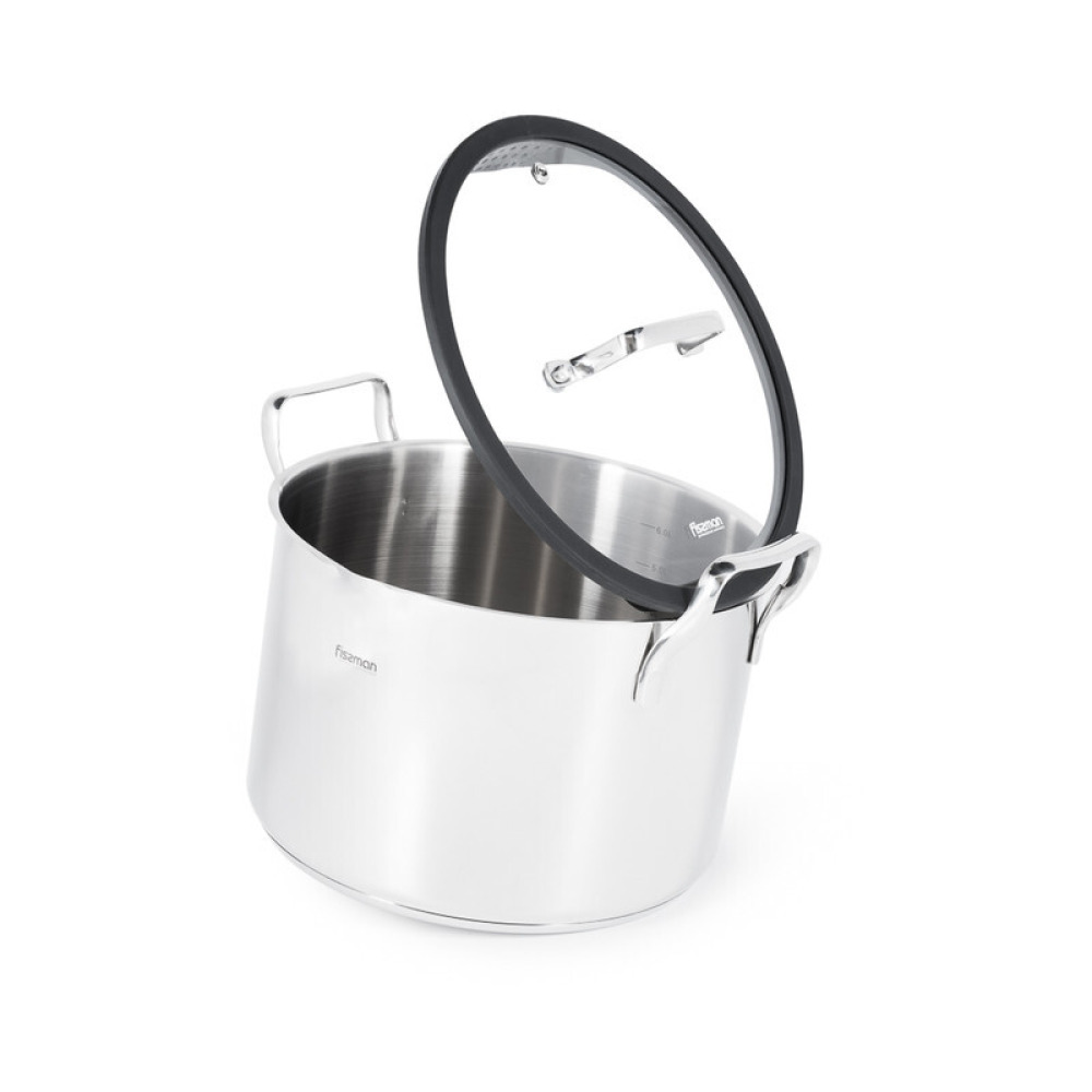 Fissman 4-Piece Cookware Fabia Series (Pots: 2.5 l / 18 cm; 6.2 l / 24 cm; lids 18 / 24 cm) - 7