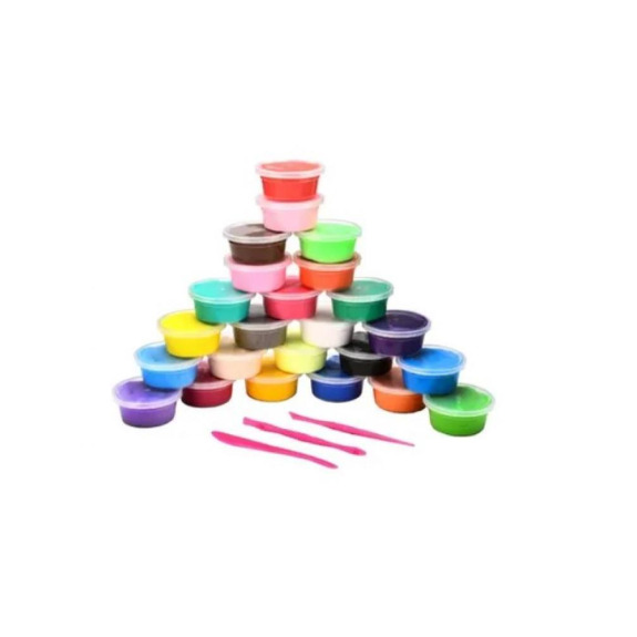 Super light / Набор для лепки, Мягкий пластилин , 24 цвета