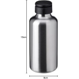 Ikea ENKELSPÅRIG Stainless Steel Water Bottle, Black-0.7L - 6 miniature
