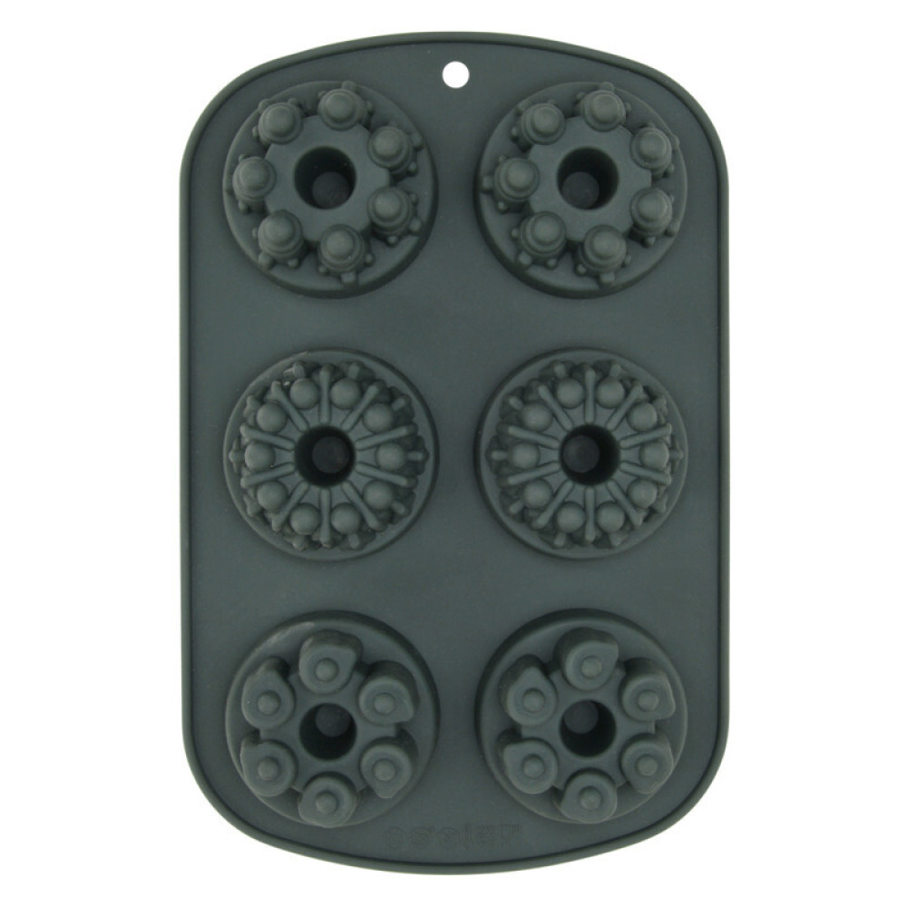 Fissman 6 Cups Cake Mould 25.5x17x3.5cm (Silicone) - 2