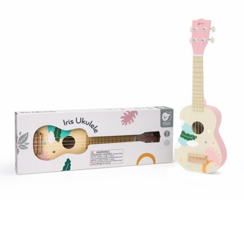 Classic World Iris Ukulele Make Music Fun toy ukulele with pink color - 4