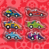 مجموعة سيارات السباق HINKLER Pull Back & Go Kit - 5 miniature