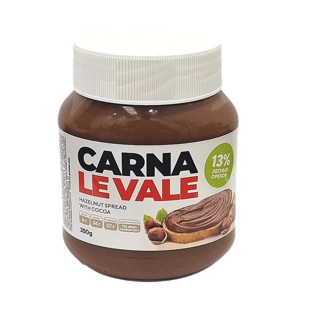 Carna Le Vale, Chocolate hazelnut spread, 350 g - 1