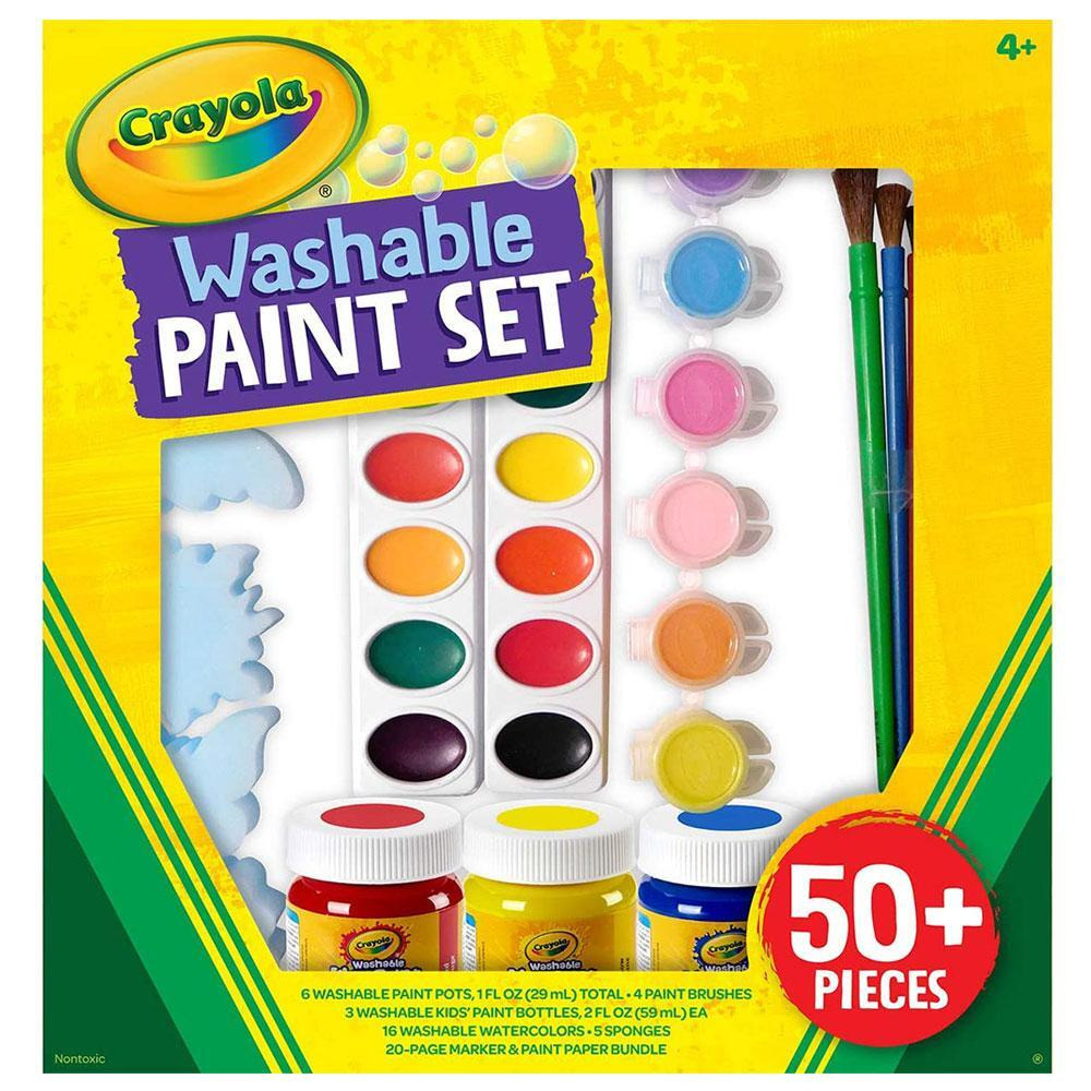 Crayola Kids Washable Paint Set 50pc - 1
