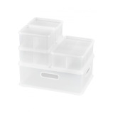 صندوق تخزين ضحل بغطاء صغير الحجم من Pearl Life مزود بفواصل - 2 miniature