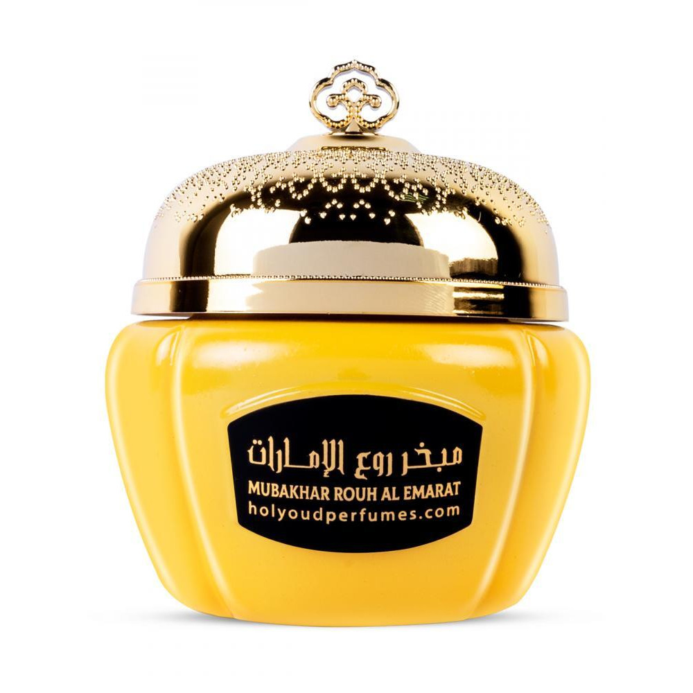 Holy Oud Mubakhar Rouh Al Emarat Premium Arabic Incense Bukhoor Chips Dipped In Scents 30GM - 1