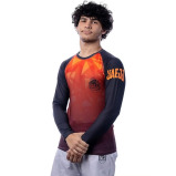 Рашгард Uaejj JIU Jitsu С Длинным Рукавом для ВЗРОСЛЫХ, размер S - 4 miniature