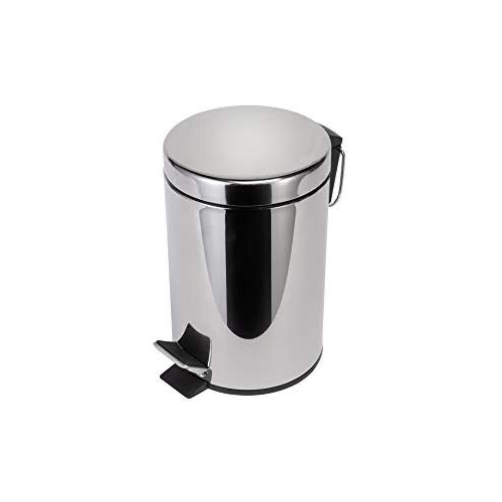 سلة كرويدكس بدواسة كروم سعة 3 لتر مع إغلاق ناعم - 2