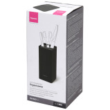 Fissman Kitchen Knife Organizer 10x10x22cm, Square Shaped, Black (Plastic) - 4 miniature