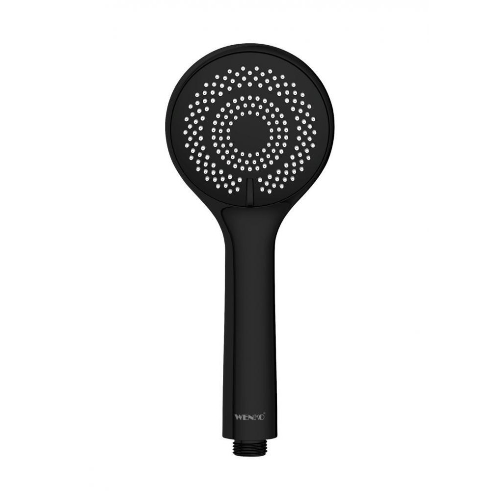 Wenko Water Saving Universal Shower Head Matte Black 12 cm - 1