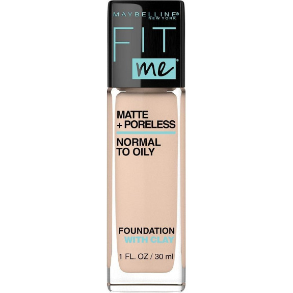 Maybelline New York / FOUNDATION ، fit ME ، غير لامع ، 120 - عاجي كلاسيكي ، 1 أونصة سائلة (30 مل)