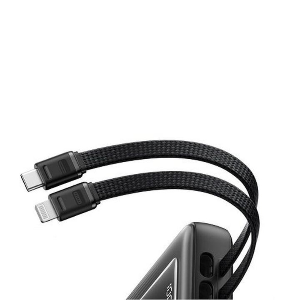 Anker Zolo Power Bank 20000mAh 30W with Built-in USB-C and Lightning Cables A1681 - 4
