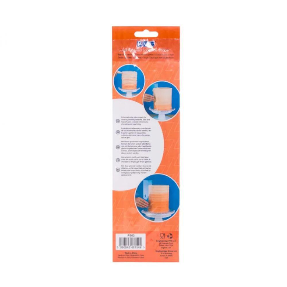 Pme Side Scrapers Patterned Acrylic Pleat 10 inch - 3