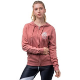 هودي الإمارات العربية المتحدة جيو جيتسو جاكيت بسحاب كامل للنساء، وردي - L - 1 miniature