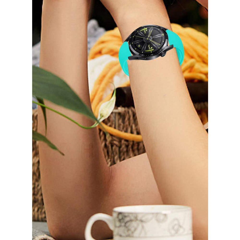 مجموعة 3 قطع من سوار الساعة متوافقة مع جميع أجهزة سامسونج وهواوي وأمازفيت وفيتبيت وهونر بحجم سوار 22 ملم - 5