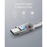 Anker, PowerLine III Flow USB-C to Lightning Cable, 0.9 m, White - 3 miniature