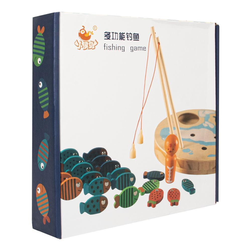 ICDOT / Wooden fishing game toy, 2-4 years - 5