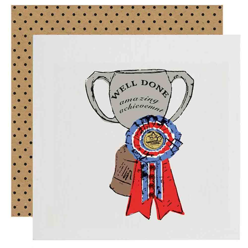 Well Done Rosette Stars Card - 1