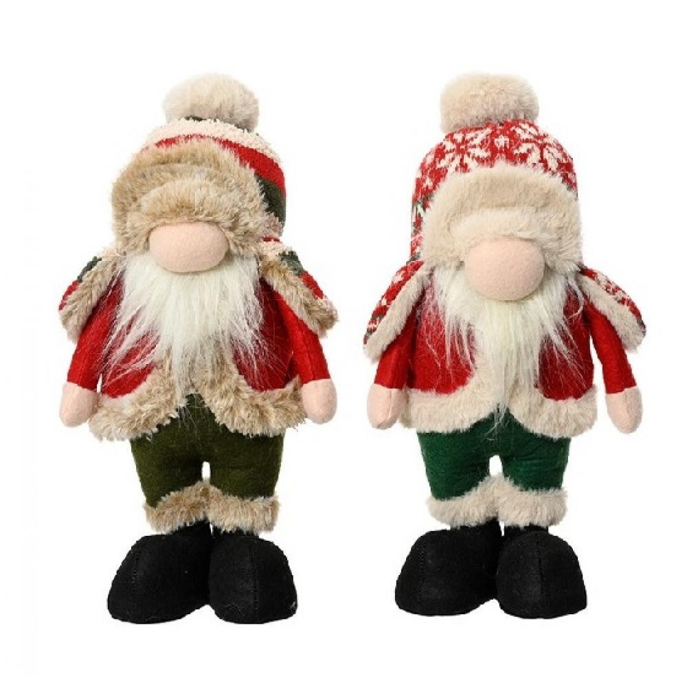 Gnome Polyester Xmas Figure Assorted 1 Piece - 1