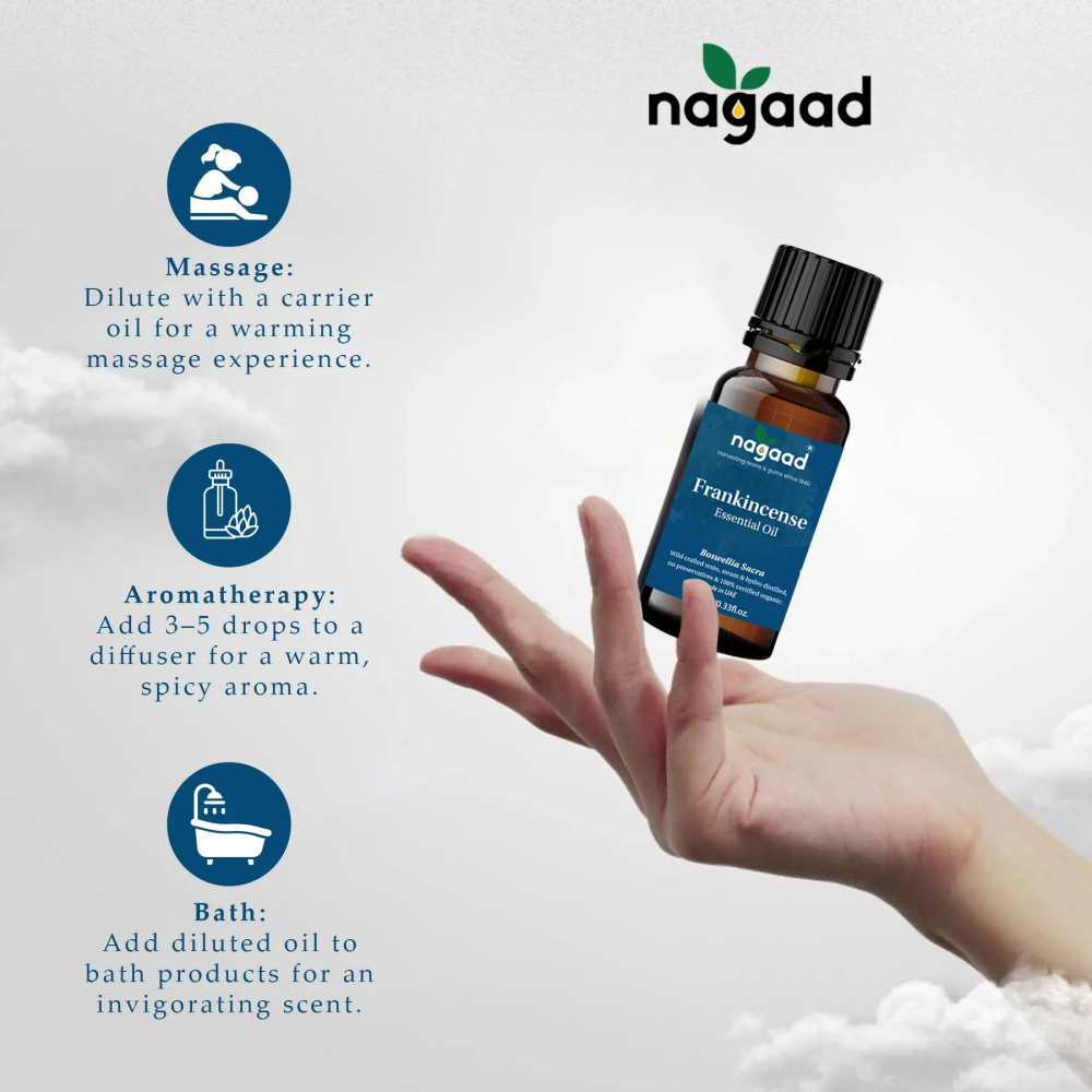 Эфирное Масло Nagaad Frankincense Boswellia Sacra — СЕРТИФИЦИРОВАНО USDA, 100% Чистое Натуральное Органическое - 5