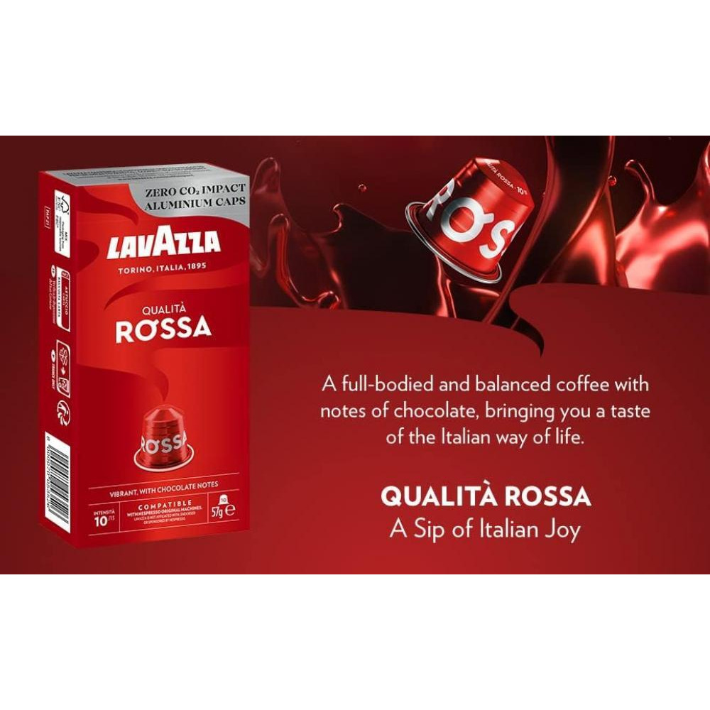 Lavazza / Coffee capsules, Qualita Rossa, Nespresso original compatible, 10 capsules - 5