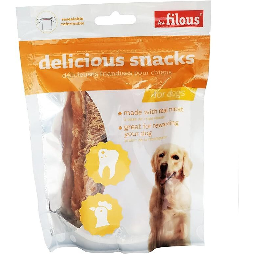 لي فيلوس، وجبات خفيفة لذيذة، لفائف الدجاج، 100 جرام - 1