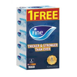 Fine / Facial tissues, 170 sheets, 5-pack, White - 1 miniature