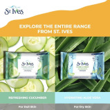 St. Ives, Cucumber Refreshing Facial Cleansing Wipes, 25 Wipes - 4 miniature