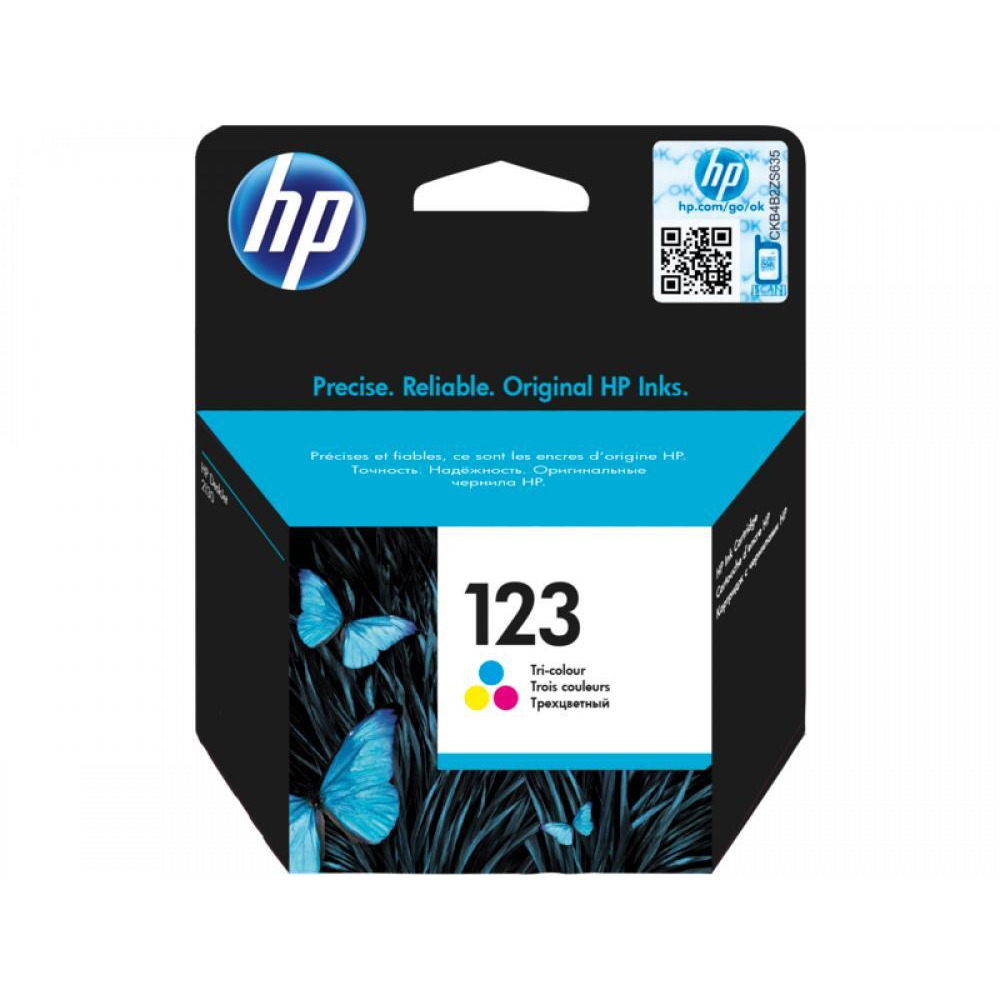 HP / Printer cartridge, HP 123 tri-color, Multicolour - 1