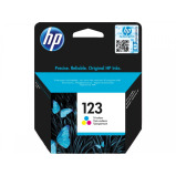 HP / Printer cartridge, HP 123 tri-color, Multicolour - 1 miniature