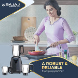 Bajaj Juvel Digi Mixer Grinder 800 Watts 3 Jars, Dark Grey - 5 miniature