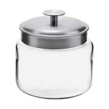 Anchor Hocking 48oz Mini Montana Jar with Stainless Steel Lid - 1 miniature