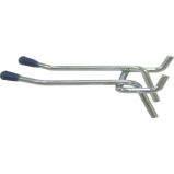 Crawford Pack of 2 4 Inches Double Arm Peg Hook - 1 miniature
