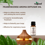Nagaad Frankincense Aroma Diffuser Essential Oil Blend - 100% Organic Boswellia for Aromatherap - 3 miniature