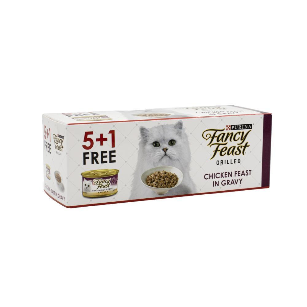 Fancy Feast / Cat food, Grilled chicken, Pack of 6 pieces x 3 oz (85 g) - 5