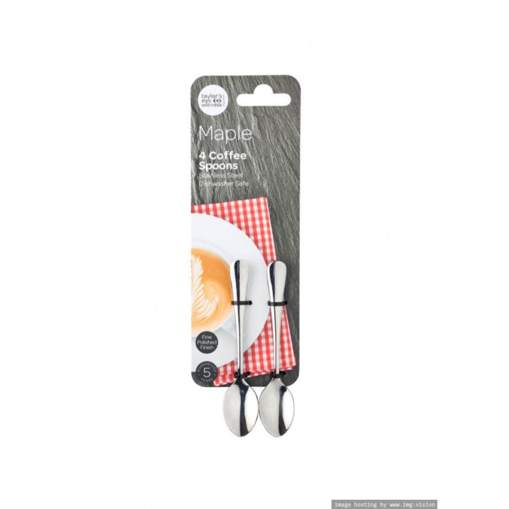 Taylor'S Eye Witness 4 Piece Stainless Steel Coffee Spoons - 1