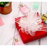 Оберните \& Сверните 5-ДЮЙМОВЫЙ бант Из Органзы С Лентой 15 ММ X 1,27 Метра, серебристый - 2 miniature