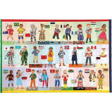 eeBoo Children of the World 100 Piece Puzzle for Education and fun to play for kids. - 2 miniature